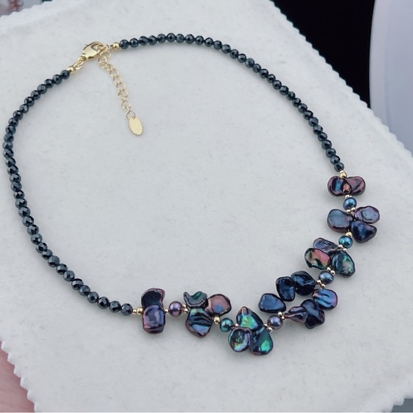 N151 Handmade Freshwater Baroque Pearl Necklace - Picture 6 of 8